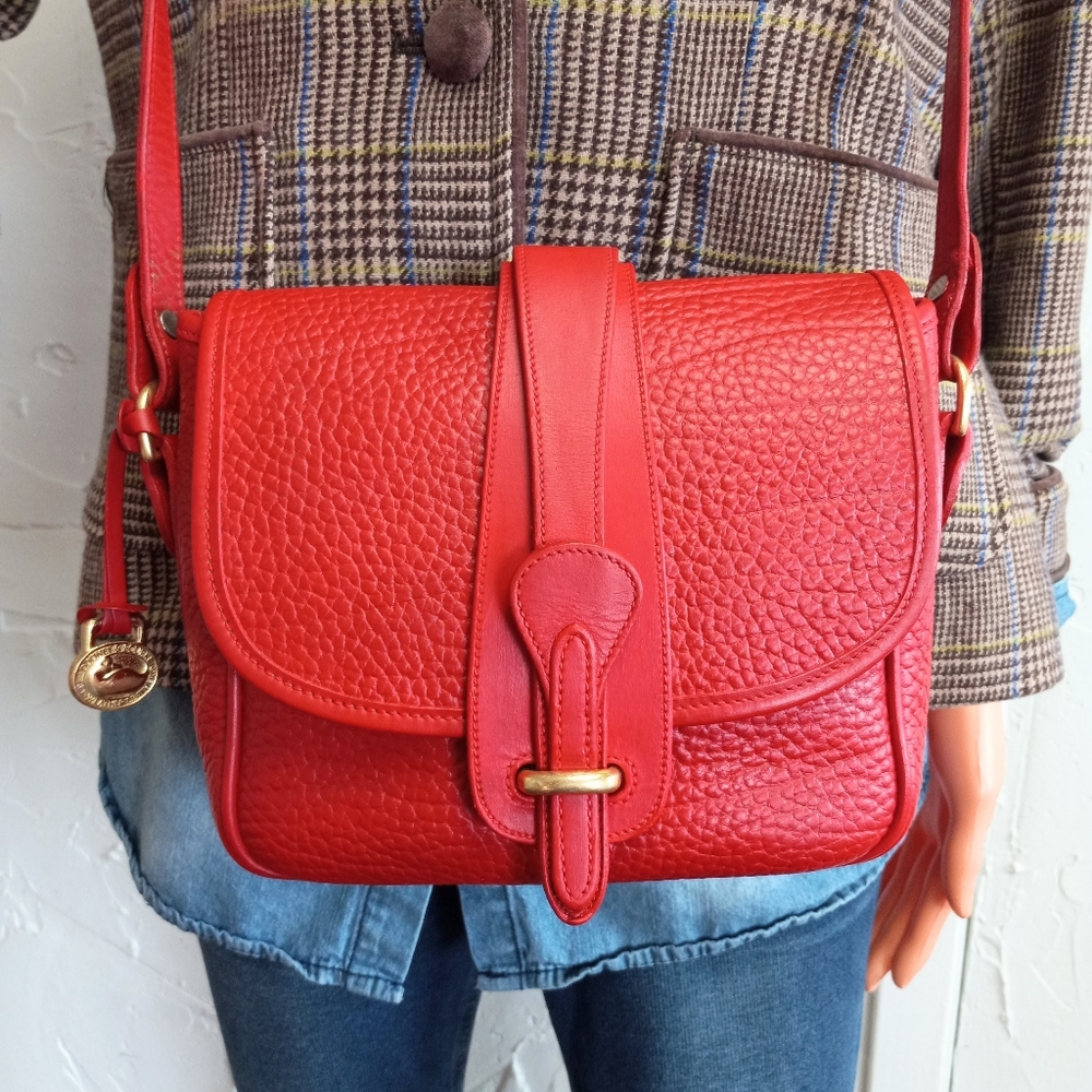 Dooney & Bourke, Vintage Equestrian Collection Crossbody, 1990's.